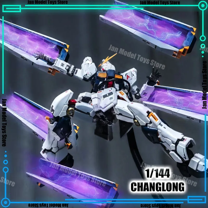

New Changlong Model Rg 1/144 5502 Rx-93 V Assembly Model Kits Anime Action Figure Robot Plastic Moveable Model Gifts Toys