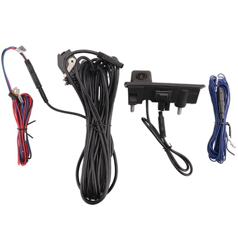 Latest For VW Jetta MK5 5 MK6 VI Tiguan Passat B7 RNS510 RNS315 RCD510 Radio RGB Rearview Camera With Trunk Switch