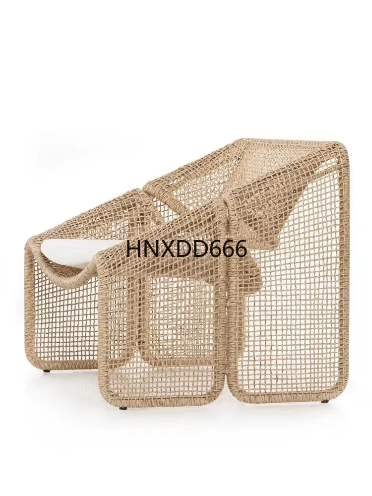 

Outdoor rattan sofa combination furniture three-piece set