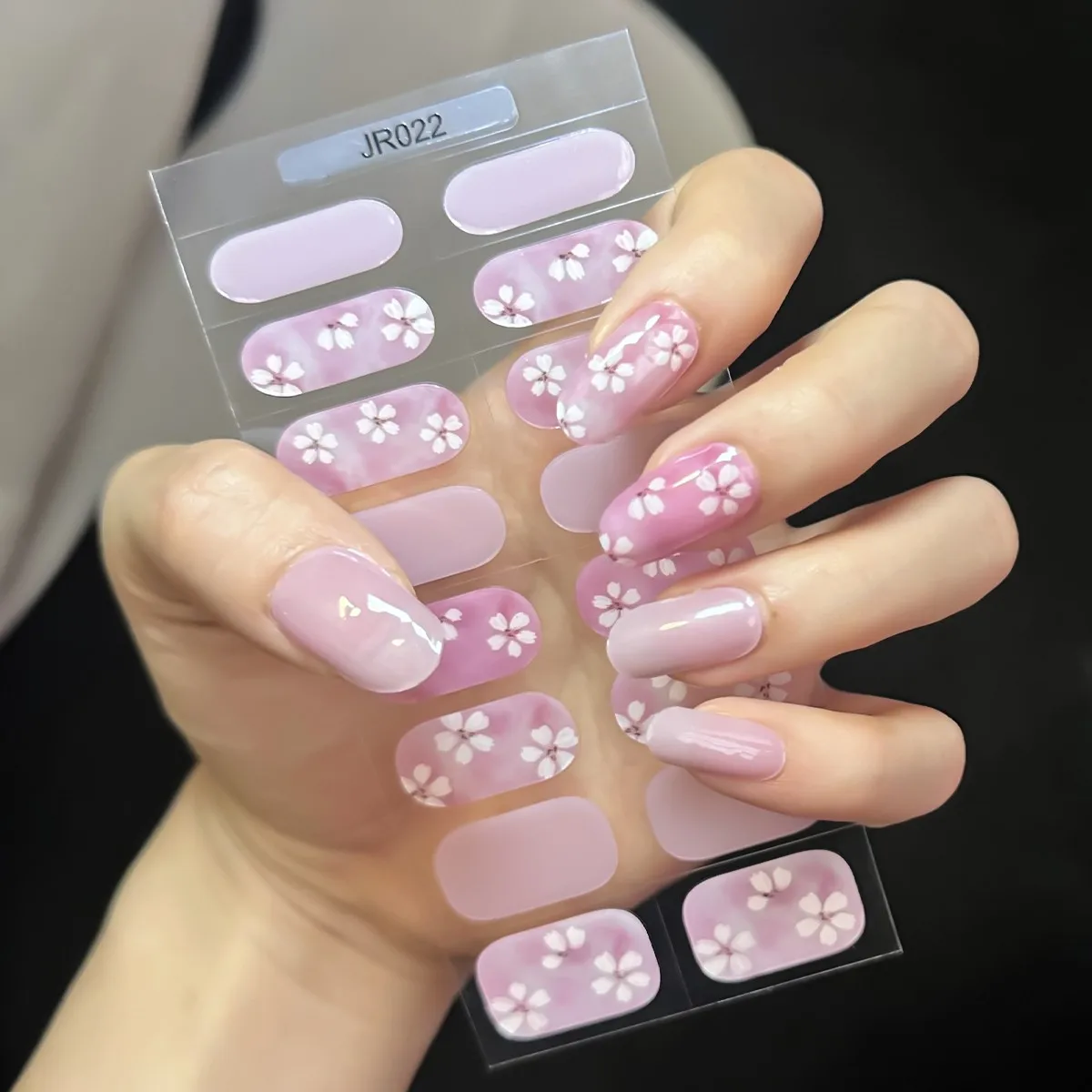 25 نصيحة من شرائط الأظافر DIY ملصقات طلاء الجل للأظافر تعمل مع مصابيح أظافر UV/LED شبه معالجة تدوم طويلاً في جميع أنحاء الأظافر