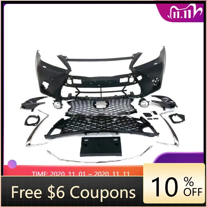 

High quality and reliableFactory Direct Pp Body Kits F-sport Is250 Front Bumper With Grille for Lexus Is250 Is300