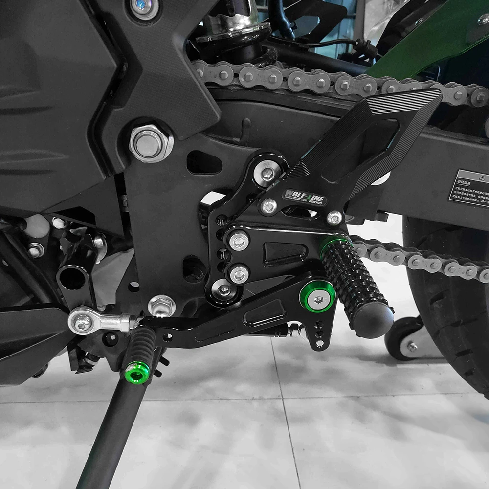 Z400 2019-2023 مساند قدم خلفية مساند قدم خلفية لـ Kawasaki Ninja 400 2018-2023 Ninja250 2018-2022 Z 400 Ninja400 #2
