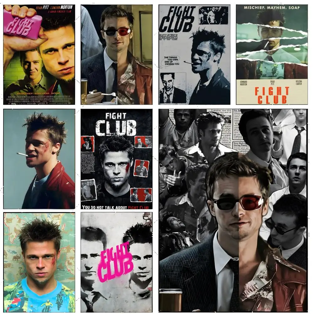 thriller film F-Fight Club Poster Premium Decor Art & Gift for Household Lounge Home Ornaments