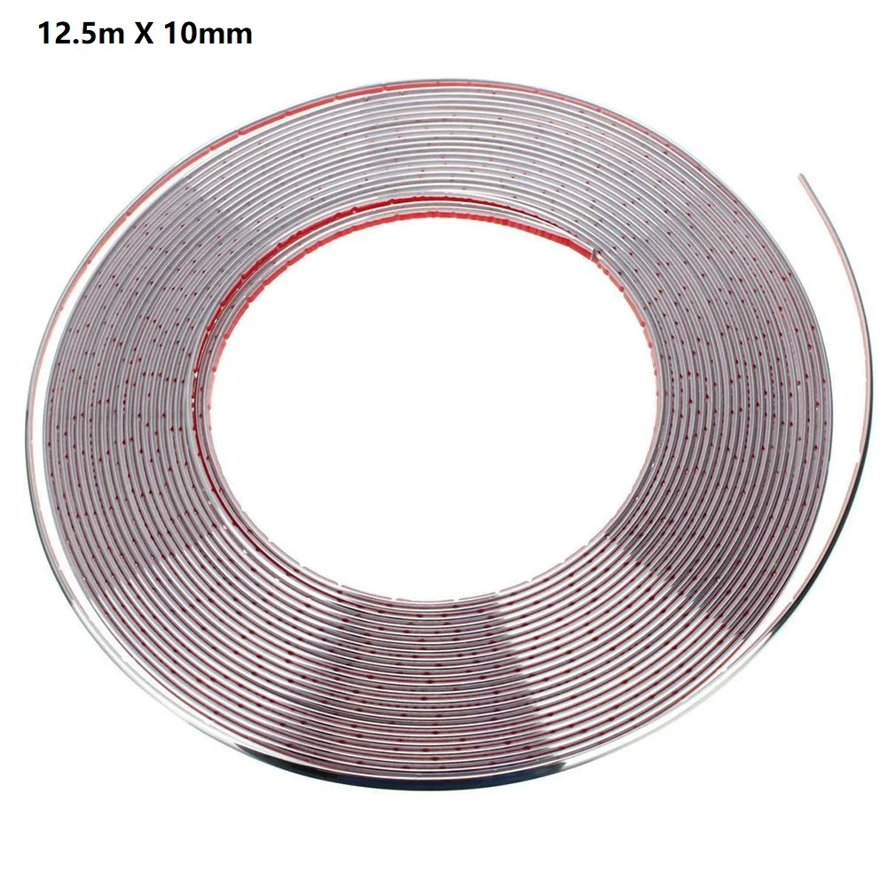 Ceiling Moulding Flexible Trim Home Interior Decor 12.5m X 8mm Easy Installation Trim Strip Smooth Mirror Appearance