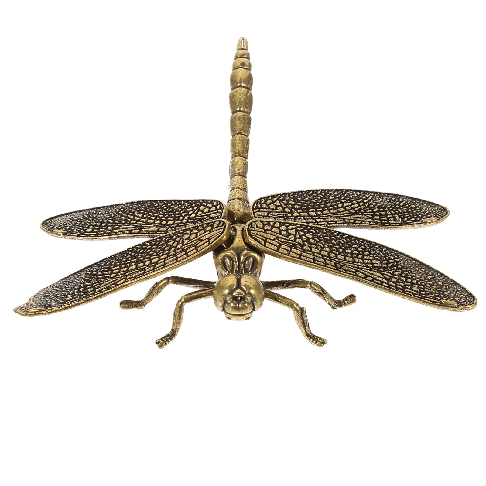 

Dragonfly Modeling Decor Ornaments Home Decoration Pure Copper Toys Outdoor Fairy Figurines Statue Household