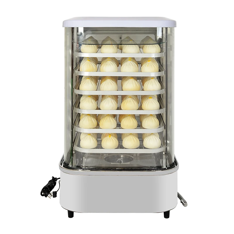 China Factory Fast Food Warmer Display Cabinet Momo Baozi Bun Steaming Machine Food Steamer Cooking Machine Food Warmer