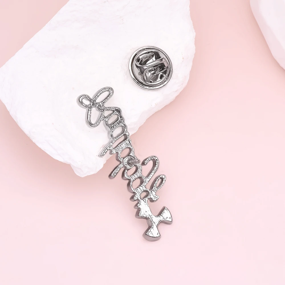 Hanreshe Radiology Charm Pin Medical Radiologist Lapel Decorations Word Badge Brooch Jewelry for Doctor Nurse Medicine Student