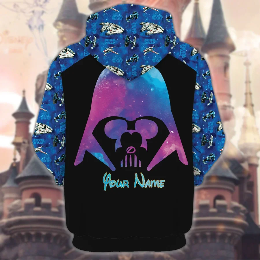 Official Star Wars Darth Vader Disney Mickey We're Never Too Old For The Force Unisex Hoodie Gifts For Women