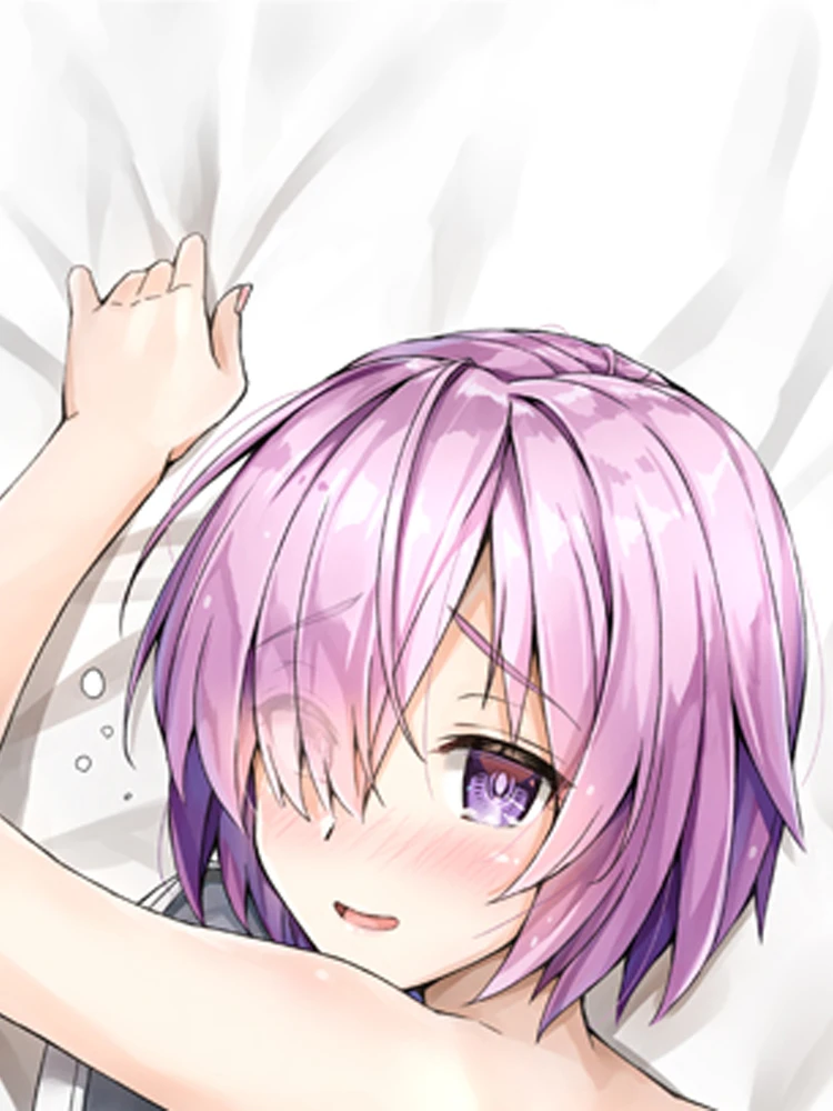Mash Kyrielight Anime Dakimakura Pillow Cover Double Sided Print Hugging Body Pillow Case Multi Size 120-180cm