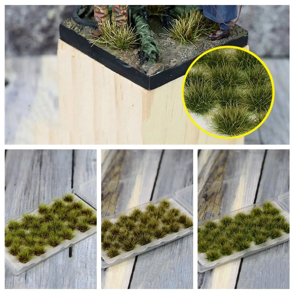 A box Static Grass Tuft 5-11mm Static Grass Railroad Artificial Grass Modeling Wargaming DIY Handmade Materials Toy