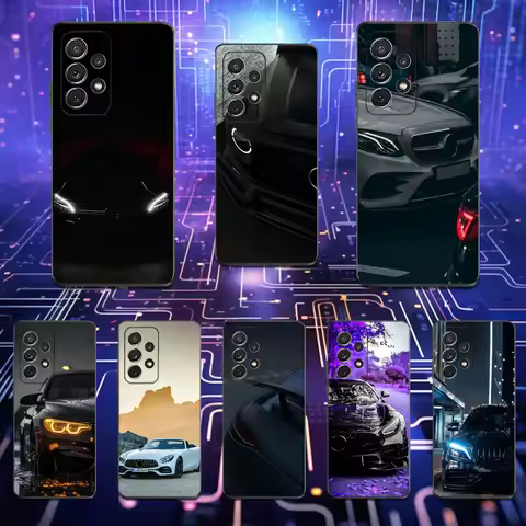 Sport M-Mercedes Cool Car Phone Case For Samsung S25,S24,S23,S22,S21,S20,S10,Ultra,Plus,Lite,FE,Soft Silicone Black Cover