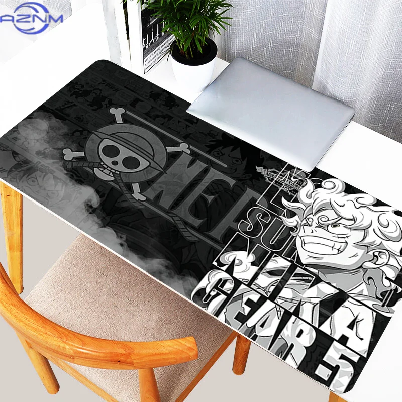 Anime Mouse Pad O-one P-piece luffy E-sports Players Mousepad Gamer Rubber Keyboard Pad cm Computer MouseMat Large Desk Mat