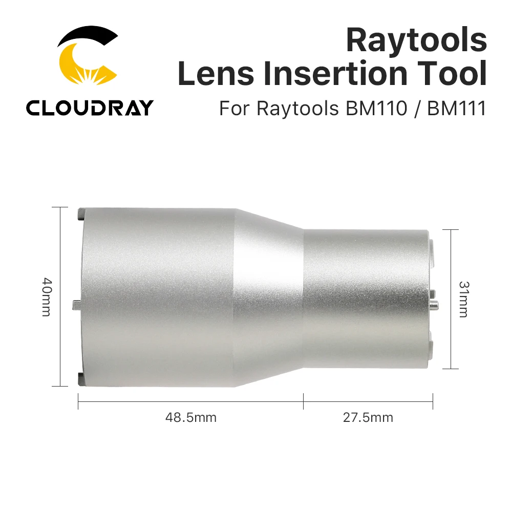 Cloudray – outil d\'insertion d\'objectif BM111/BM110, mise au point D30, mise au point optique