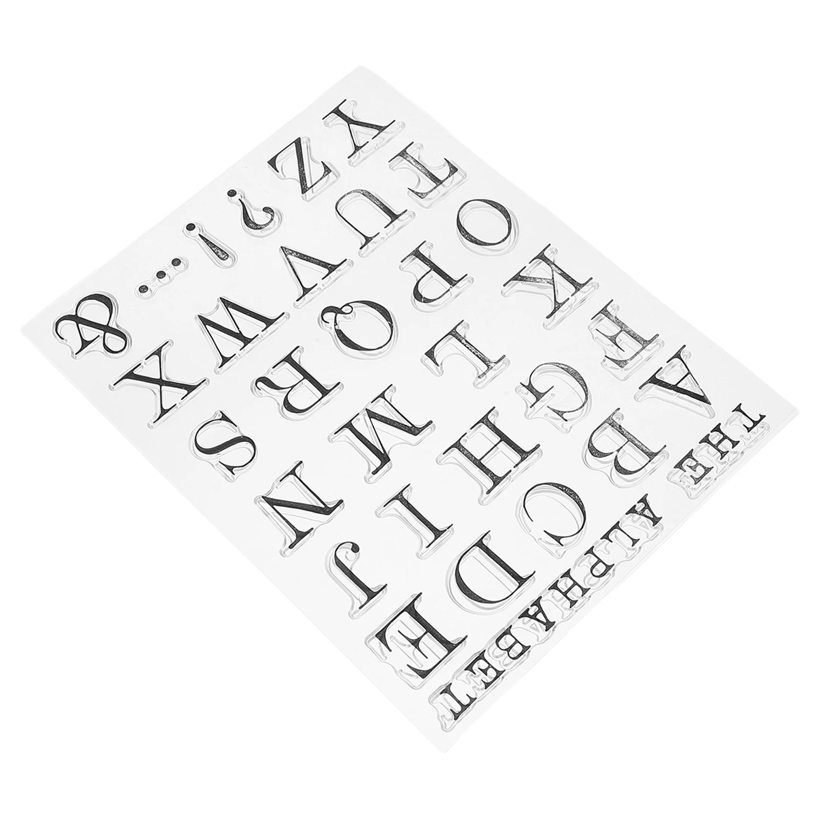 

Transparent Silicone Stamps Clear DIY Letter Journaling Scrapbooking Alphabet Decoration Stamps Handmade Cards Crafting Projects