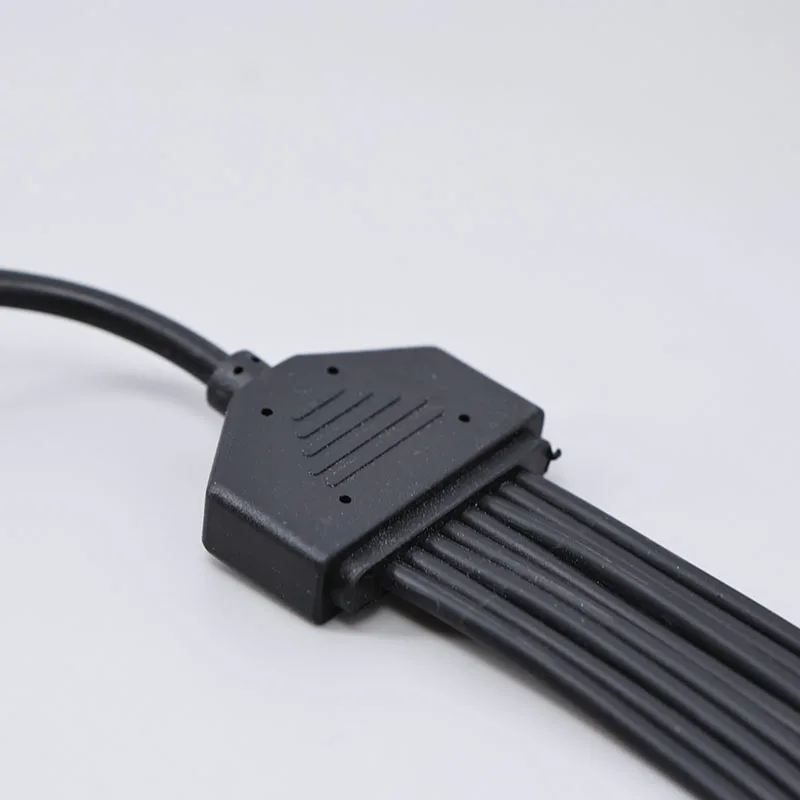 5.5x 2.1mm 1 female to 8 Way male DC Power 18awg Splitter Cable 5V 12V 24V Adapter Connector Cord for Strip Lights CCTV Camera P