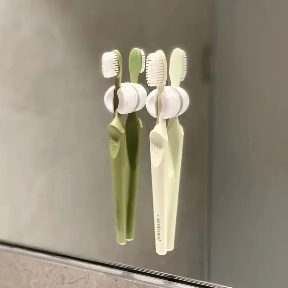 1/5 Bathroom Accessories PCS Toothbrush Holder Suction Cup Multi-Function Hook Wall Storage Bathrooms Shower Organizer Supplies