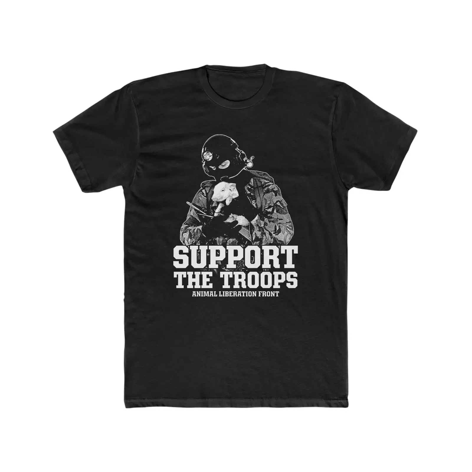 Support The Troops ALF T Shirt Bella Canvas Jersey Cotton vintage Washed Unisex Soft fashion graphic homme Slightly Comfortable