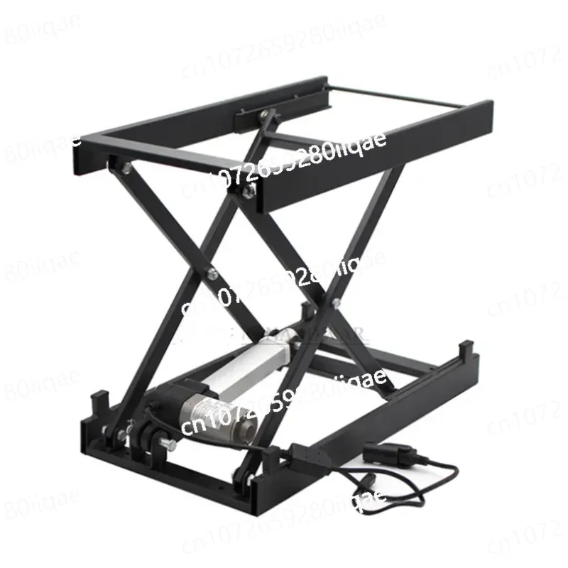 

Electric Lifting Coffee Table Dining Table 24V Lifting Hardware Folding Iron Frame Wired Remote Control