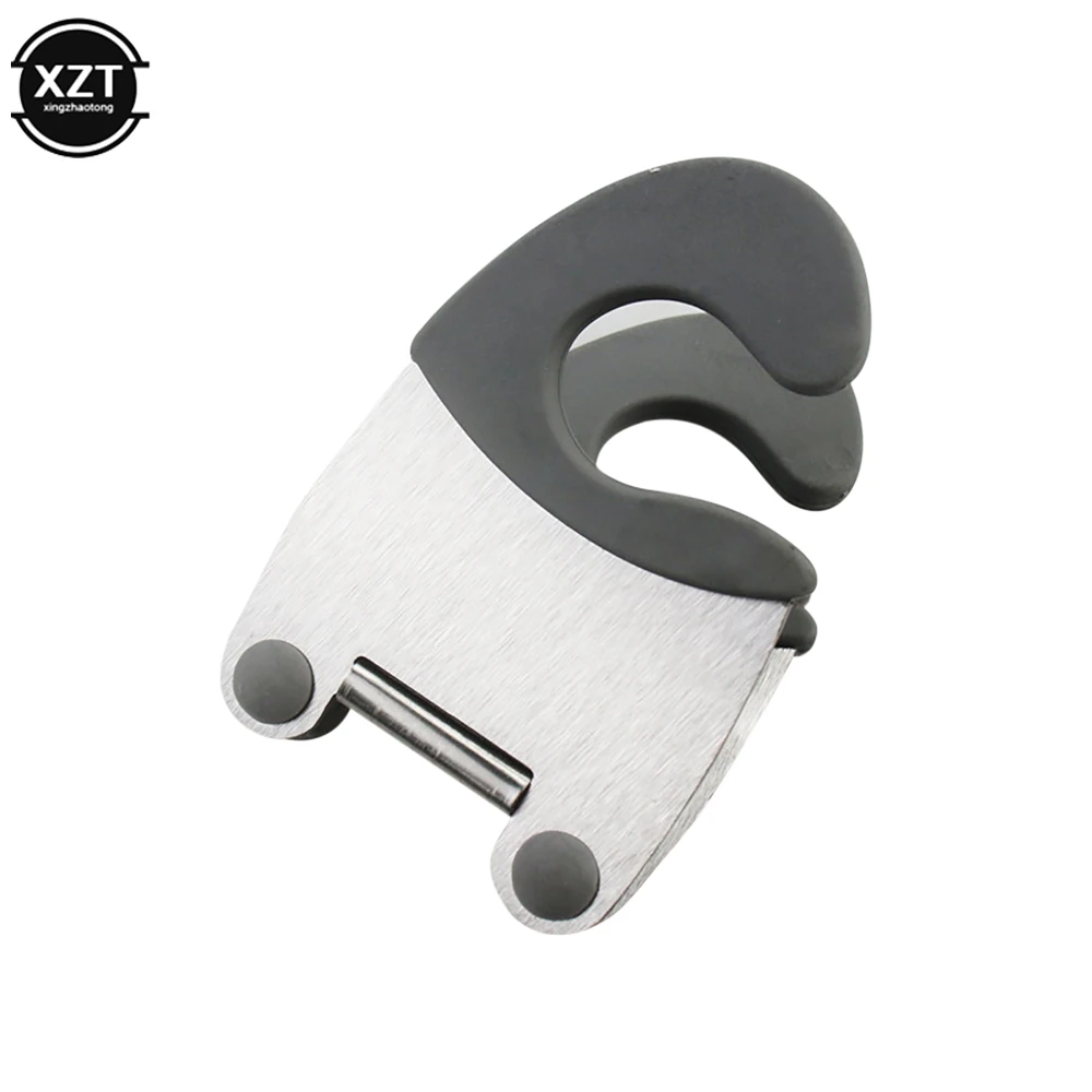 1 pçs clipe de fixação de panela de sopa de aço inoxidável clipes laterais de borracha anti-escaldante colher titular gadgets de cozinha