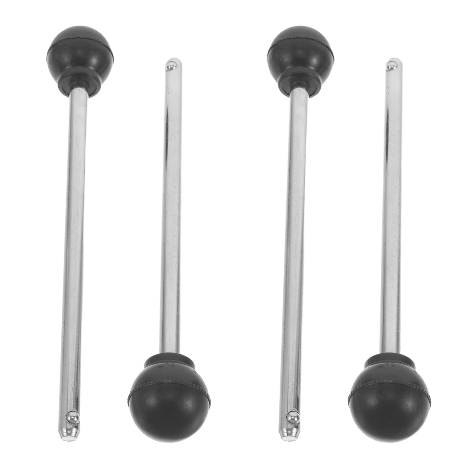 4Pcs Fitness Equipment Weight Stack Pin M8 5.87in Plastic Handle Gym Weight Pin Replacement Plates Loading Strength Machine