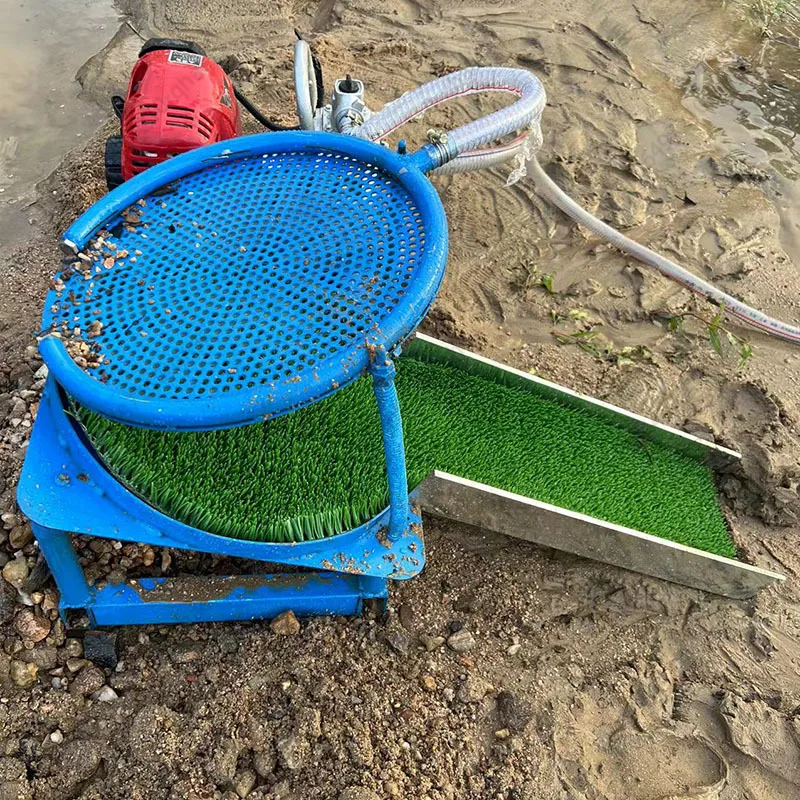 

​ Vibrating Gold Recovery Machine - Portable Wash Plant for Sand, Separates Gold From Black Sand, Field Prospecting Equipment