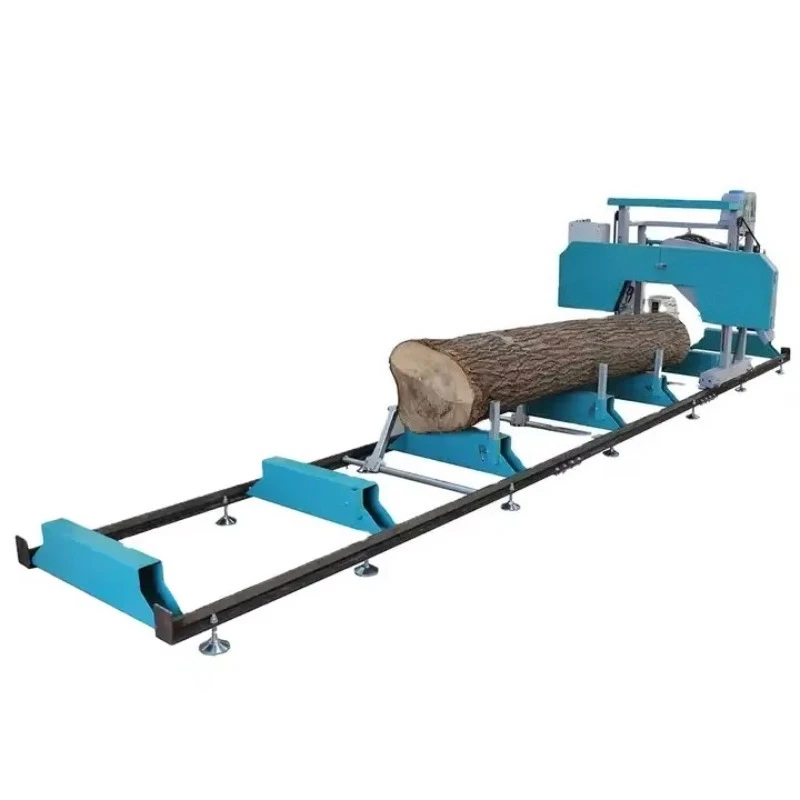 Professional Sawmill Factory Portable Band Sawmill Hydraulic Log Loading Heavy Duty Timber Processing For Farm Forestry Use