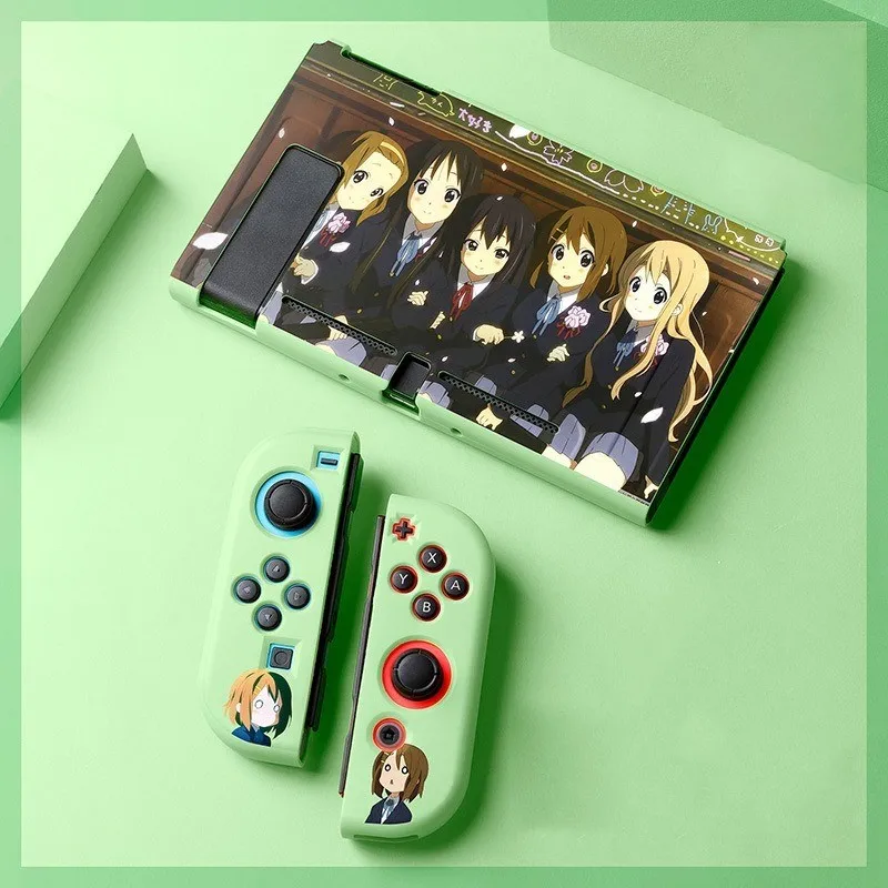 Funda protectora bidimensional para Nintendo Switch, accesorios OLED/NS, carcasa Joycon de Anime KON para juegos de consola Switch