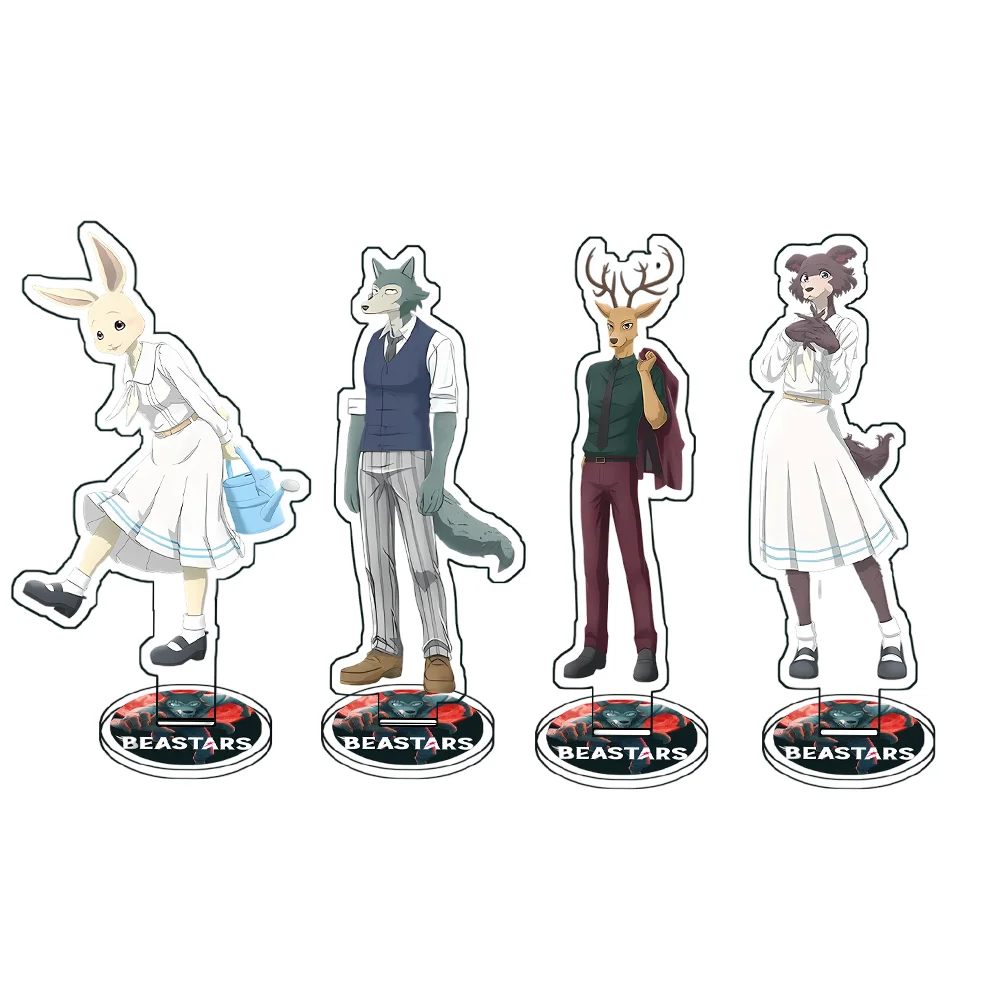 

Anime “Beastars” 15cm Acrylic Stand keychain Legoshi/Haru/Louis Collection Ornament Holiday Present
