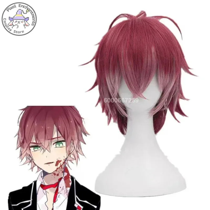 DIABOLIK LOVERS Anime Sakamaki Ayato Cosplay Costume Halloween Vampire Carnaval Party Wig Anime Role Play School Uniforms Outfit