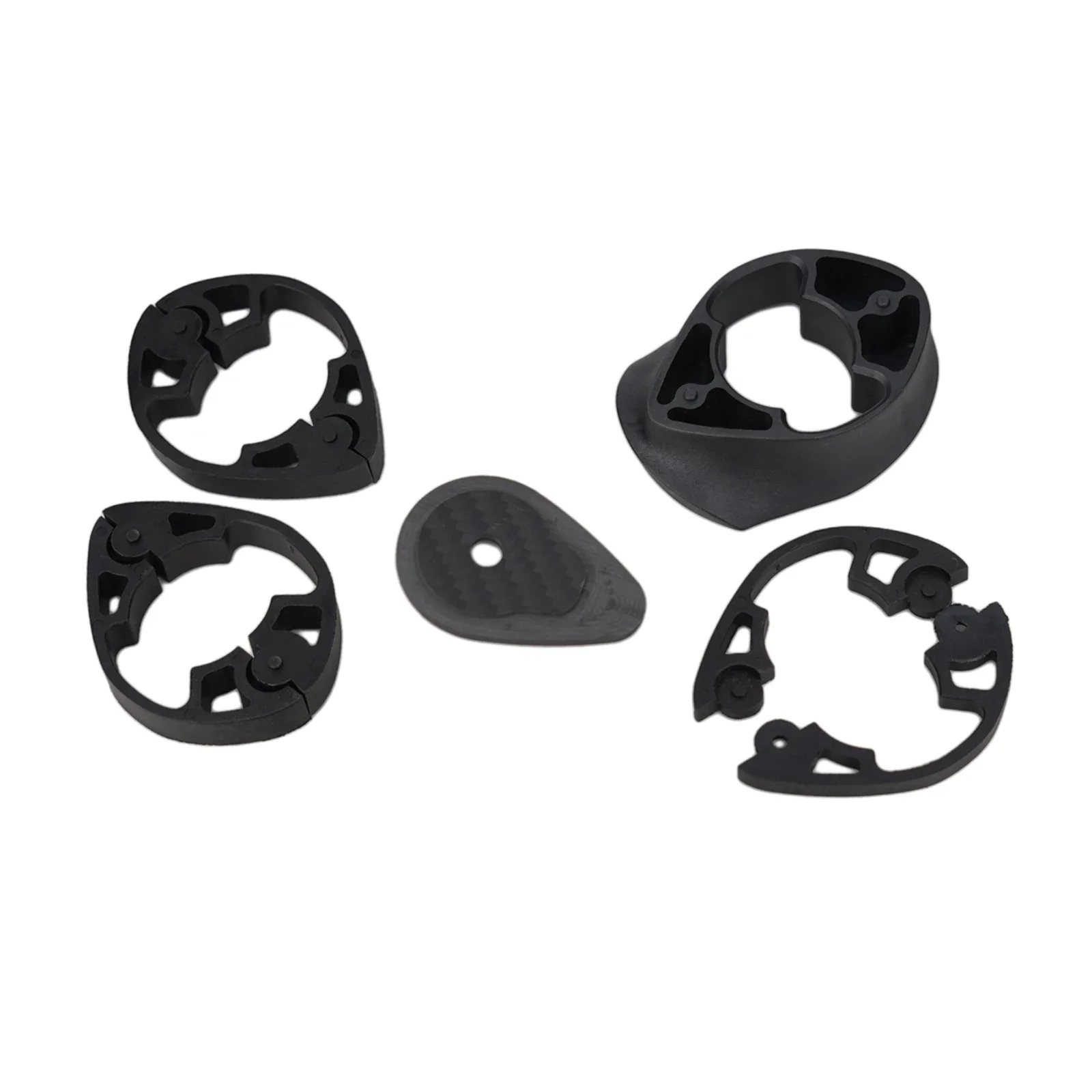 

High-quality New Headset Spacer Kit Bicycle Components Black Brand New Cycling Replacement 1Set ABS High Quality