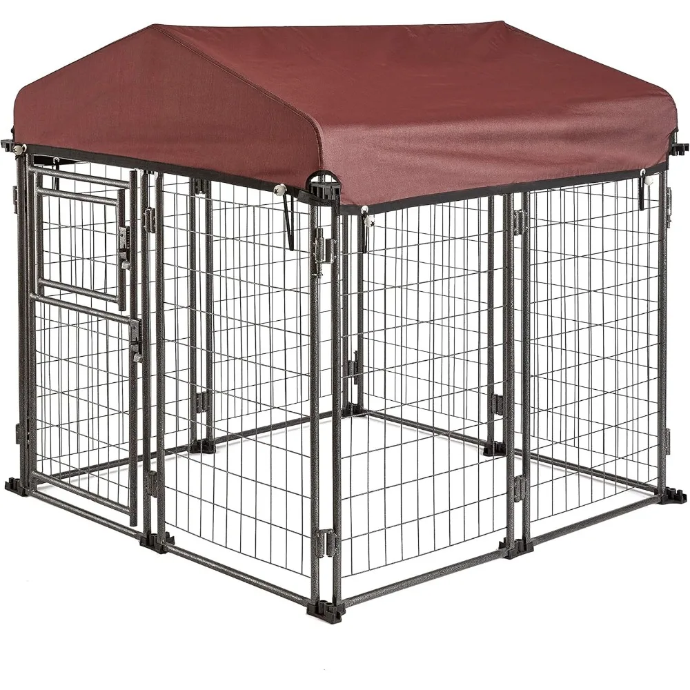 

TWO by TWO Haven Expandable Kennel, Black, Medium