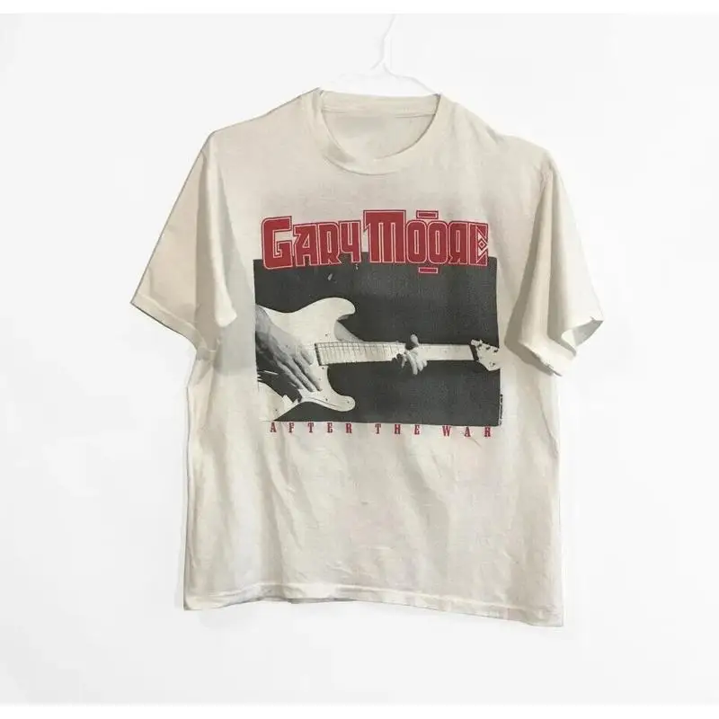 1989 Gary Moore After The War Tour T Shirt White S 5XL 1H0138
