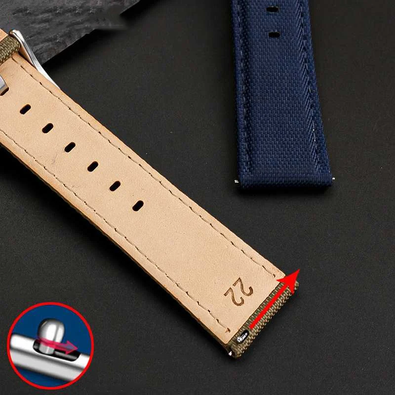 20mm 21mm 22mm Nylon Watchband For Citizen Seiko No.5 PROSPEX Seagull Timex Outdoor Sport Canvas Quick Release Watch Chain Strap