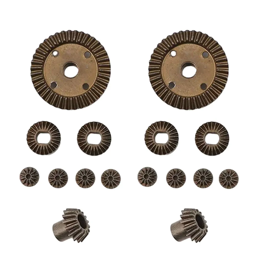 16PCS Metal Differential Gear Set 38T 15T 24T 12T Gear For WLtoys 184011 A949 A959 A969 A979 K929 RC Car Upgrade Parts