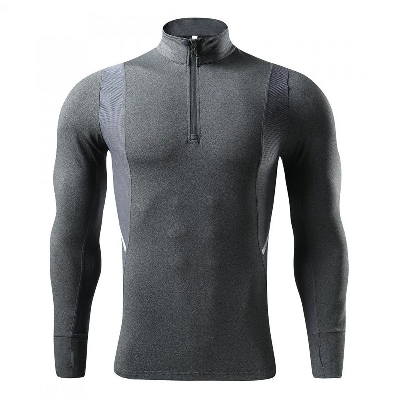Spring Cycling Running T-Shirts Jersey Men's Thermal Bicycle Clothing Long Sleeve Warm Tops Road Bike Jacket Riding Clothes