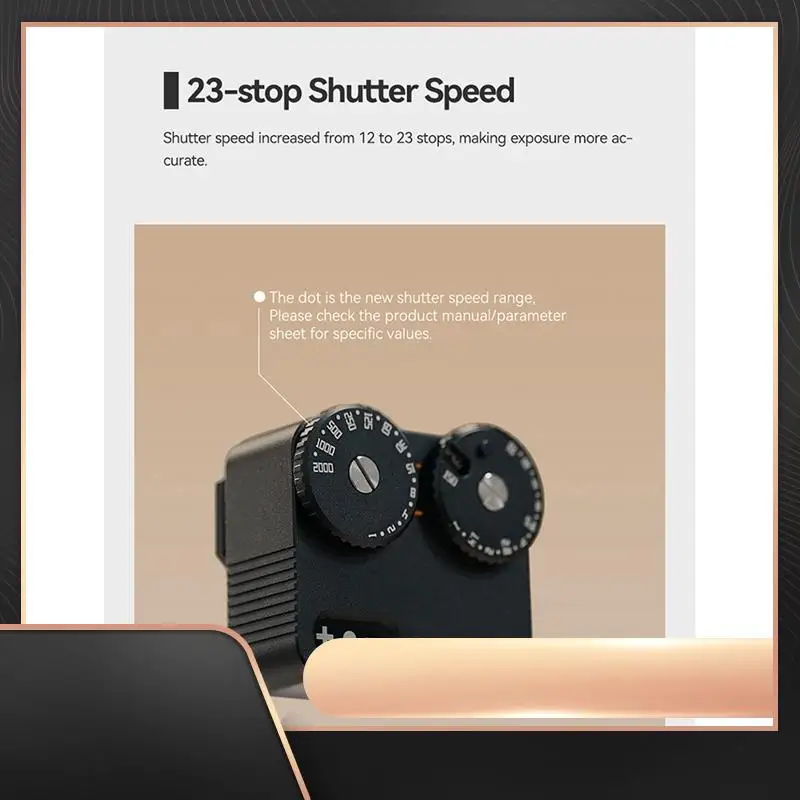 

Light Meter II Cold Shoe For DSLR Film Camera Light Meter 12 Shutter Speed Photography Replacement Accessories (Silver)