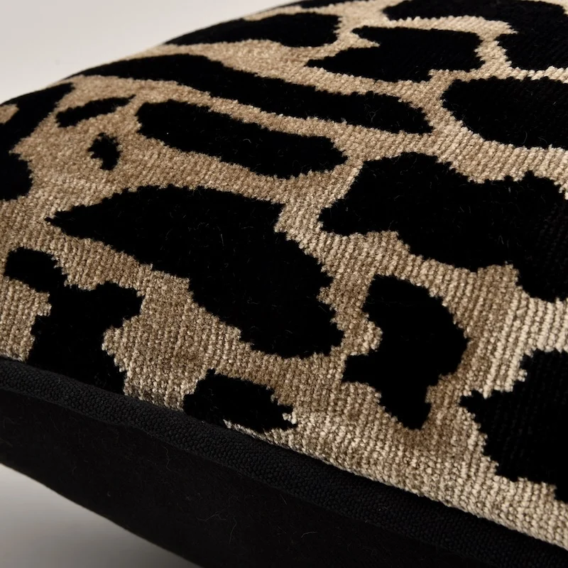 Brown Black Leopard Pillows Luxury Retro Cushion Case High Quality Decorative Pillow Cover For Sofa Chair Home Decorations