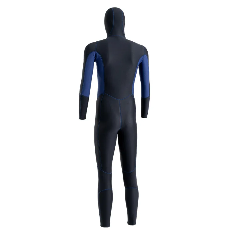 Wetsuit men's 3MM hooded warm winter swimsuit cold-proof wet surfing suit snorkeling one-piece wetsuit women's free diving