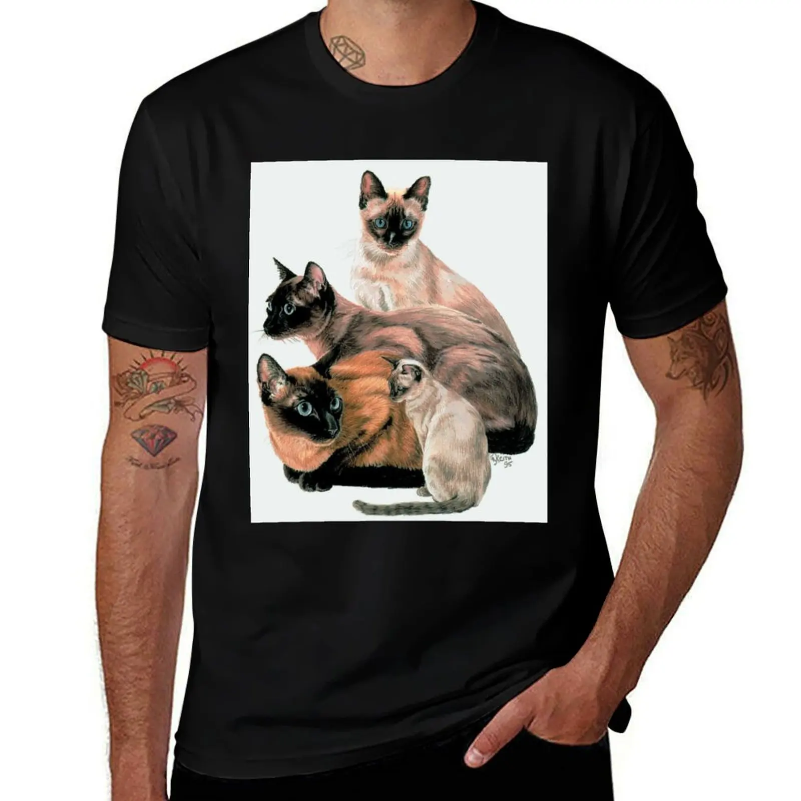 

Tonkinese Assortment T-Shirt t shirt man casual man t shirt summer t shirts for man cotton soft T-shirt