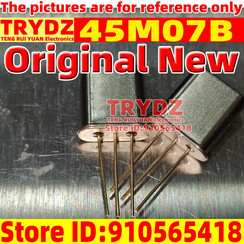 5-1pairs Original New 45M07B 45.000MHz 4-pole communication machine single-chip crystal filter