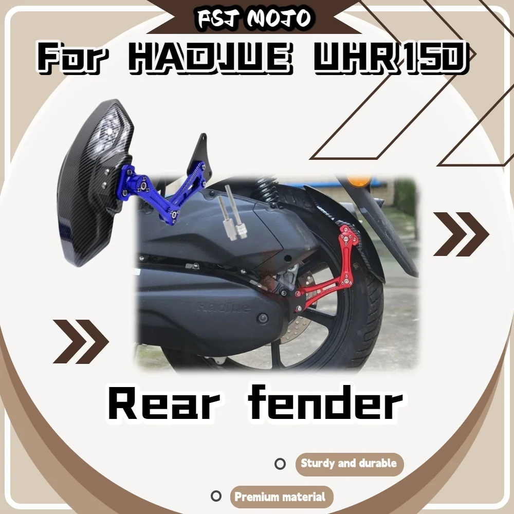 For Haojue UHR150 All Weather Rear Splash Protector, Waterproof Wear Resistant Mudguard Prevent Sand Corrosion Of Rear Brake