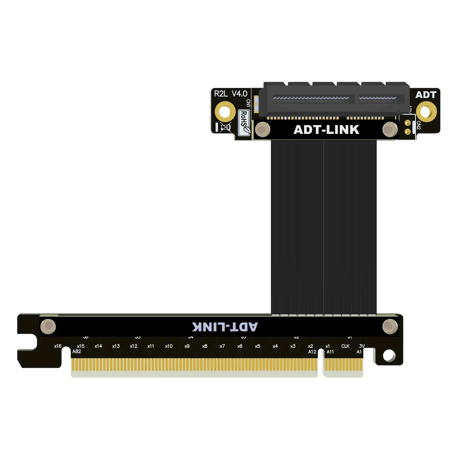 X16 to X4 PCIE 4.0 Extension Cable Adapter Expansion Support USB Card Capture Card Wireless Wired Network Card Converter PCIE4.0