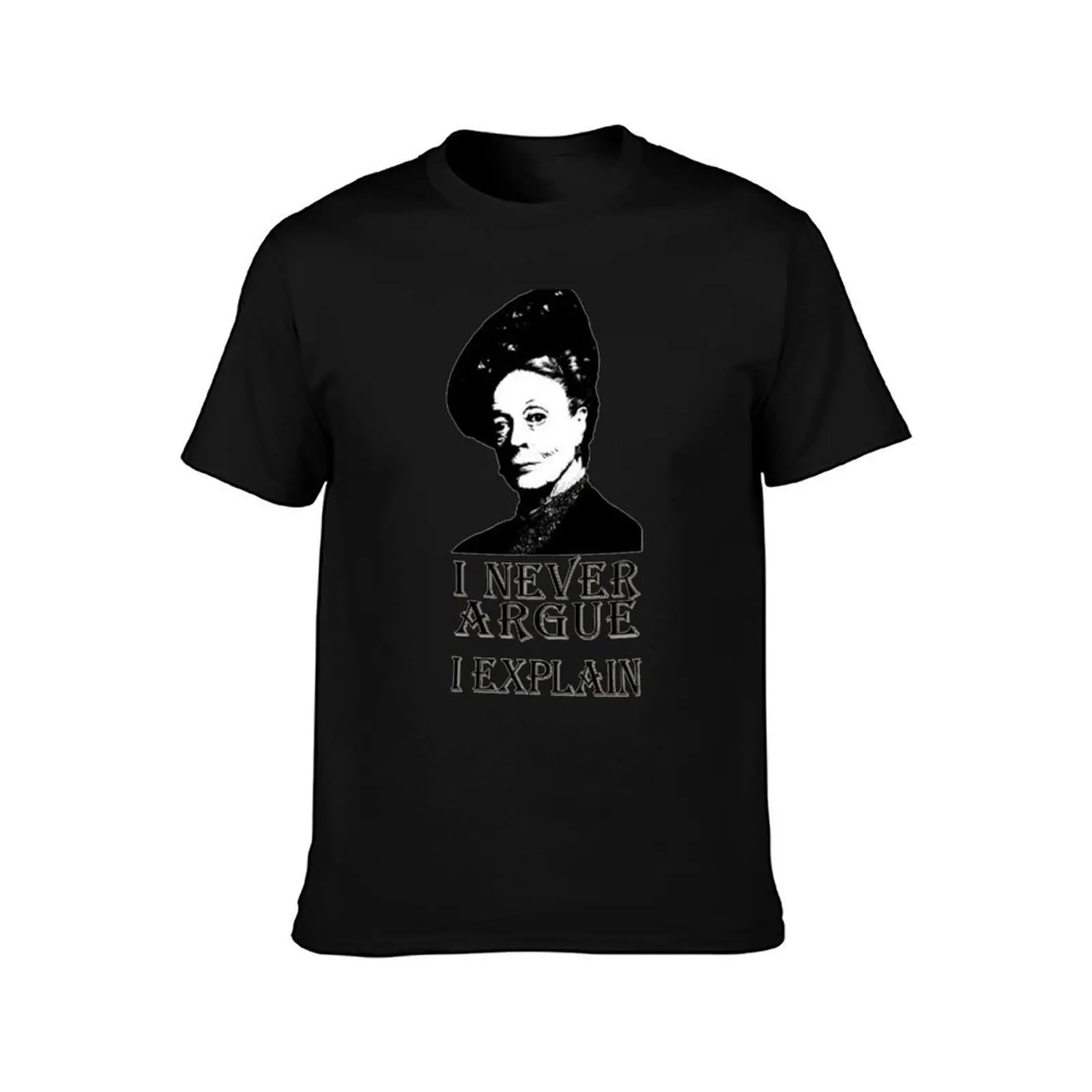 i never argue i explain T-Shirt, Summer Casual Cotton Tee, Oversized Streetwear Tops, Vintage Graphic Print, Unisex Men Women