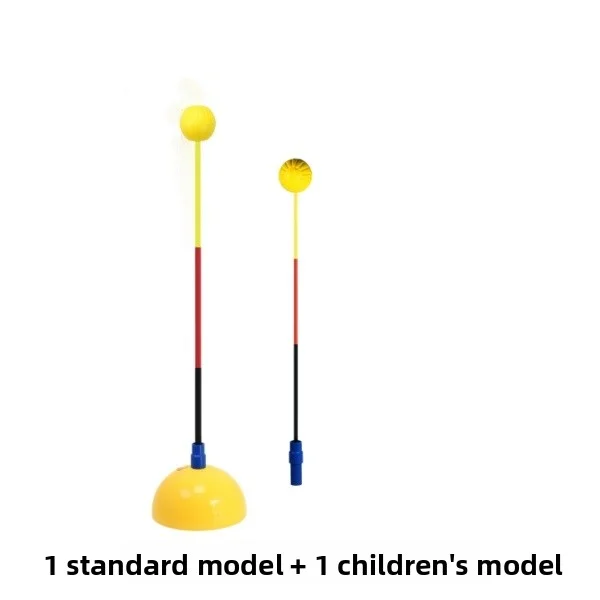 Single-Player Tennis Training Device for Adults and Children Swing Power Shaping Practice Pickleball Equipment