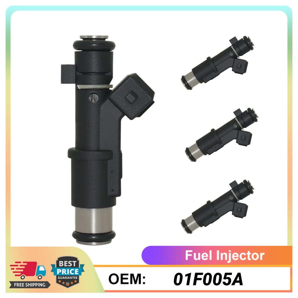 

4PCS Fuel Injector 01F005A For CITROEN Xsara Picasso C5 PEUGEOT 406 407