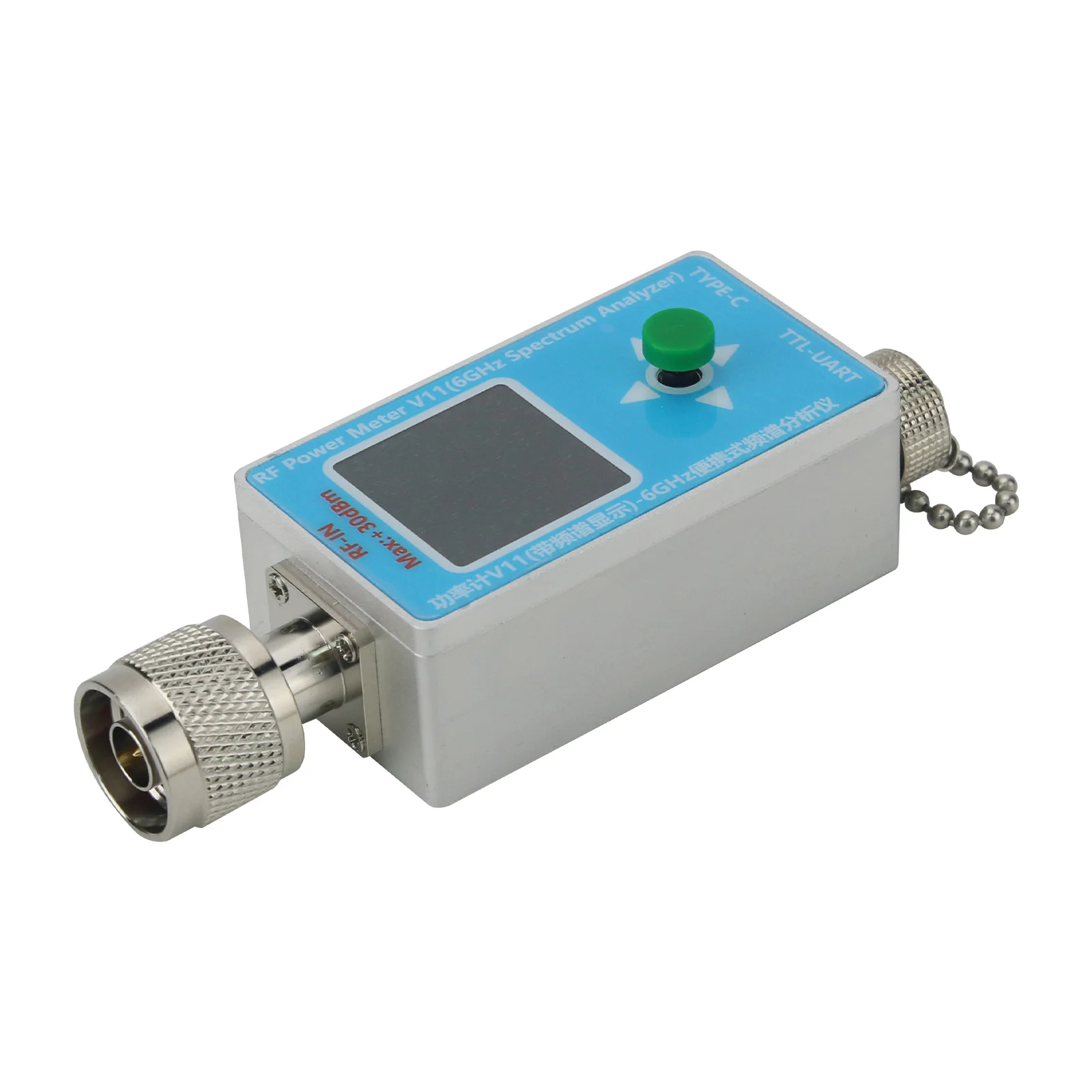 

V11 RF Power Meter & 6GHz Spectrum Analyzer (Main Unit + Type-C Cable + Data Cable + SMA Adapter)