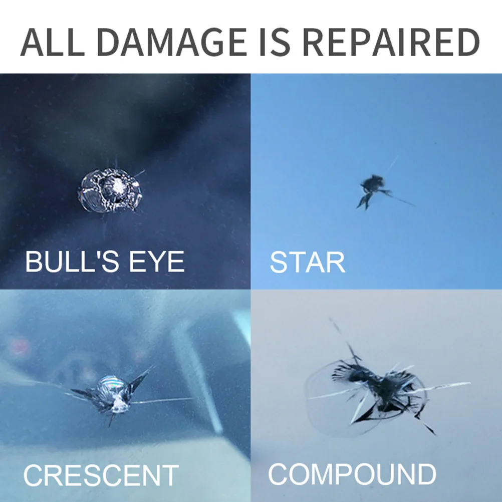 

1Set DIY Car Glass Repair Kit Professional Windshield Crack Chip Repair Tool for Car Glass Repairing Tool