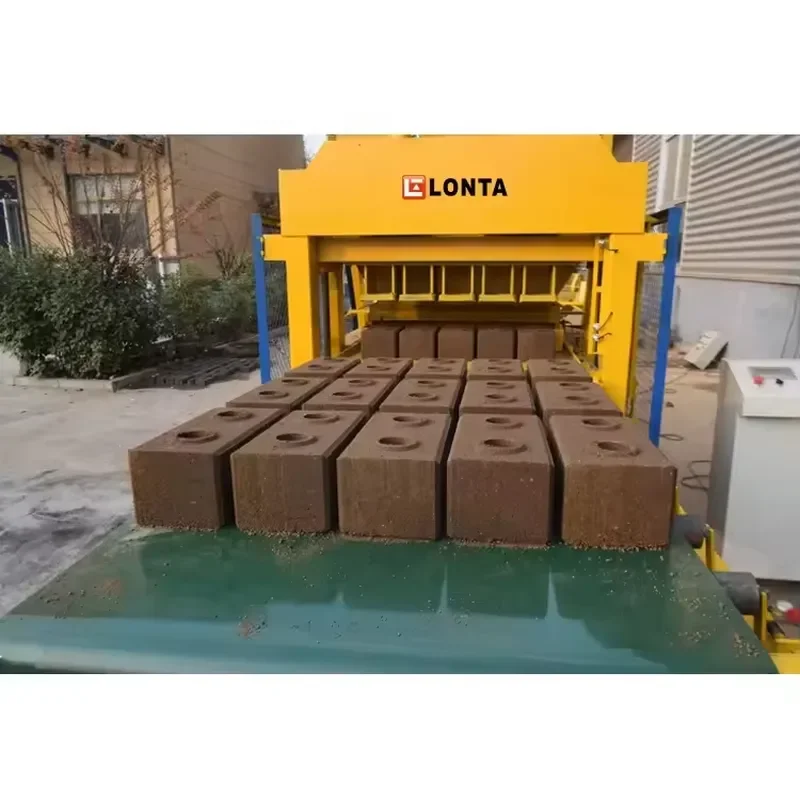 LONTA LT5-10 Fully Automatic Hydraulic Interlock Hollow Paver Mud Soil Earth Clay Brick Block Making Machine Brique Building