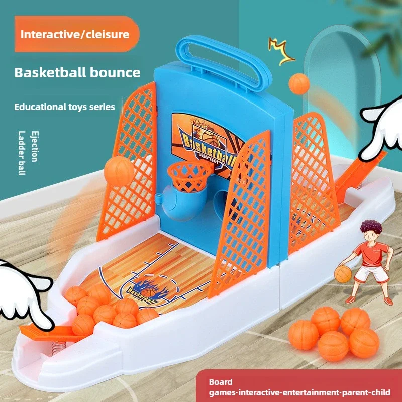 Children's table basketball machine toy desktop finger pinball basketball game board game parent-child puzzle interactive boy