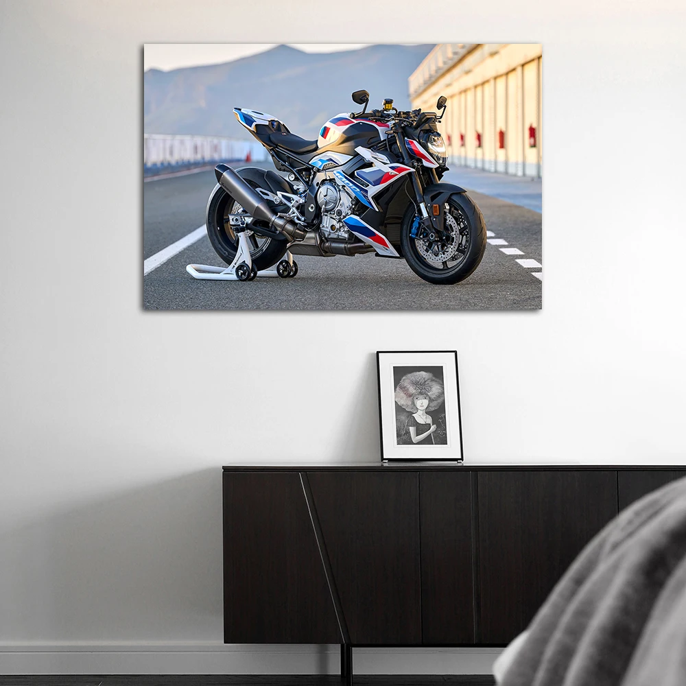 M 1000 R Sports Bikes Poster Canvas Artwork Fashion Wall Art Picture Motorcycle Painting Print Bedroom Home Decor